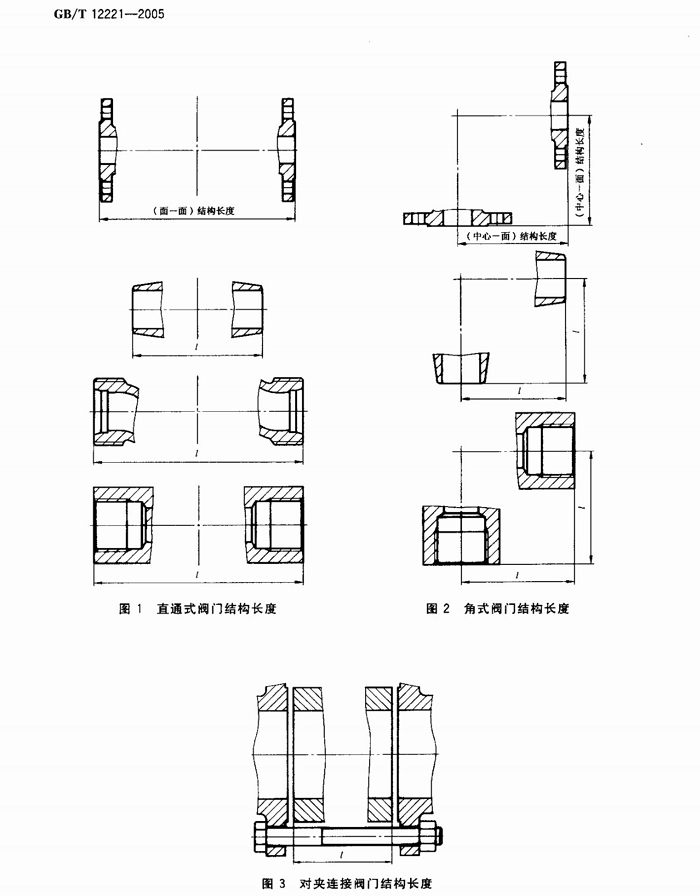 金屬閥門結(jié)構(gòu)長(zhǎng)度